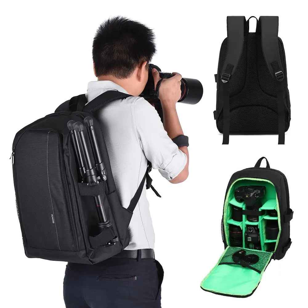 

Waterproof DSLR SLR Camera Backpack Digital Camera Bag Multi-functional Photo Drone Case for Nikon Canon Pentax Panasonic Sony
