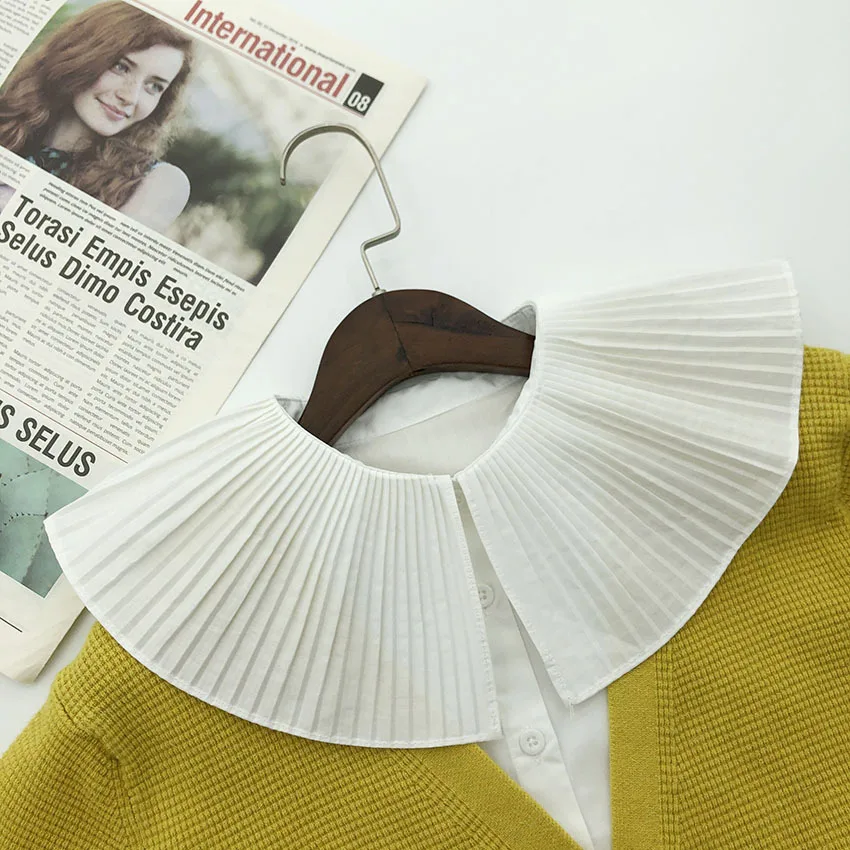 

Искусственная шаль, модная женская рубашка, ложный воротник, блузка, воротник, половина рубашки, аксессуары для девушек, съемные воротники