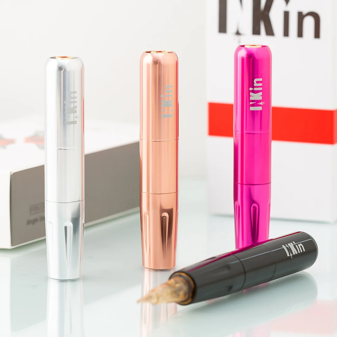 

INKin, тонкая Перманентная ручка для макияжа, машина для тату, PMU & SMP, подводка для бровей, губ, длинная и короткая версия