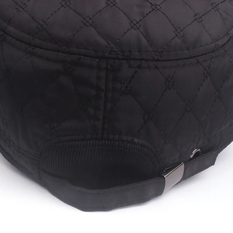 Мужская зимняя бейсболка Xthree хлопковая кепка Кепка с ушками снепбек для мужчин