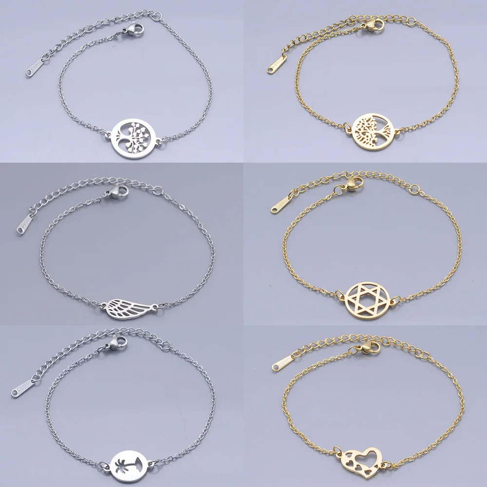 Аутентичный браслет LaVixMia из нержавеющей стали с изображением семейного дерева