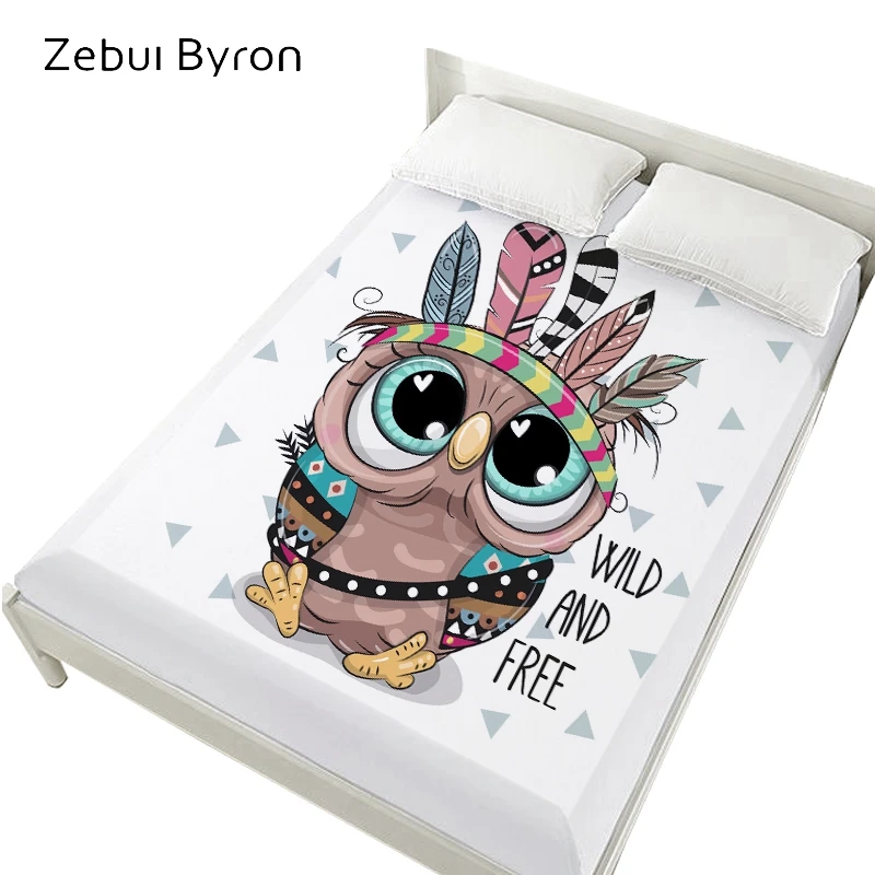 Детская кровать с 3D рисунком простыня на резинке простыни 150/160x200/queen/King