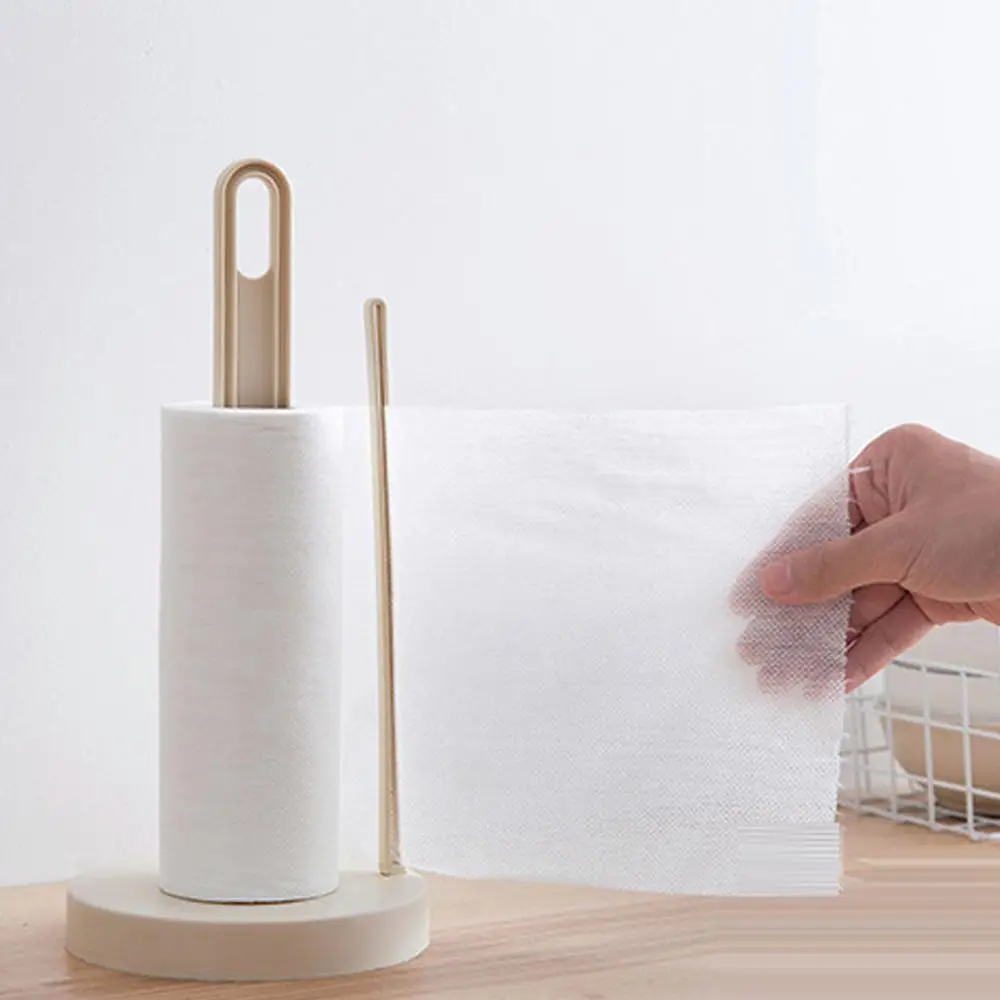 

Paper Towel Holder Toilet Roll Paper Towel Rack Stand Holder Dining Vertical Paper Roll Holder Non-perforated Tissue Holder