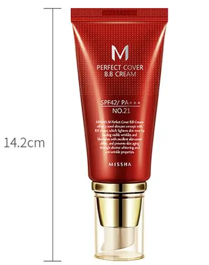 Крем Missha BB #21 или #23 SPF42 PA +++ корейская косметика база для макияжа CC Кремы