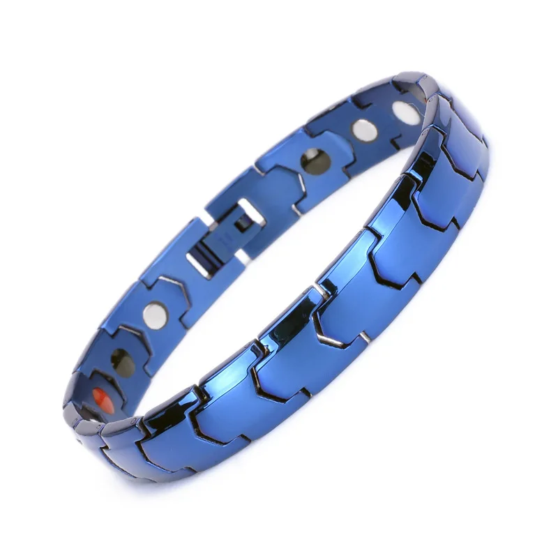 

Trendy men's stainless steel tungsten magnet bracelet birthday party Valentine's Day anniversary gift
