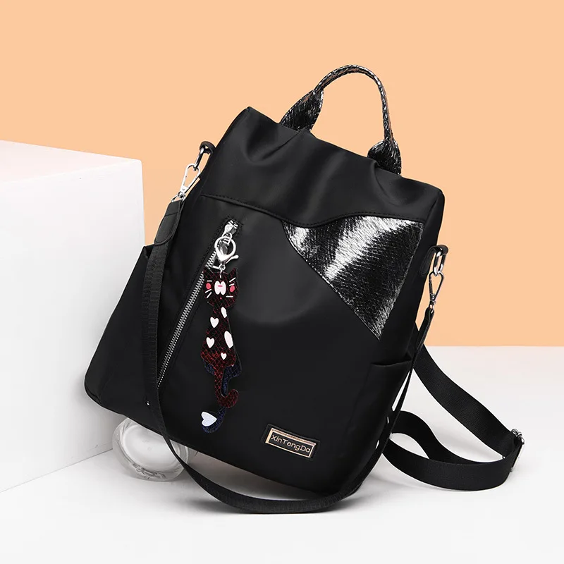 

2020 Fashion Women Backpack High Quality PU Leather Backpacks for Teenage Girls Female School Shoulder Bag Bagpack Black Red