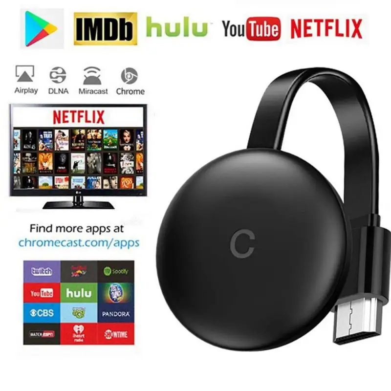 ТВ-карта G12 беспроводной Wi-Fi-дисплей 1080P для Google Chromecast приемник Miracast Airplay |