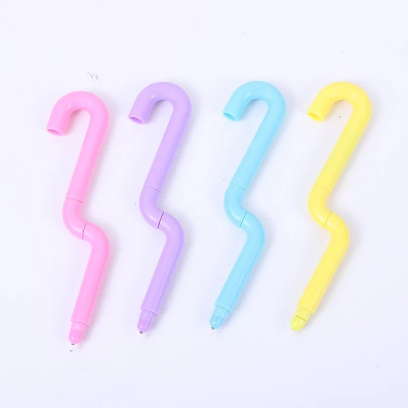

1PCS Creative Cartoon Cute Variety Shape PaperClip Neutral Pen Gel Pen Student 0.5MM Needle Pen Stationery Gift Office Supplies