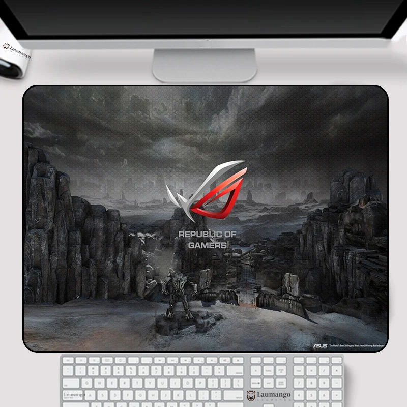 

ASUS ROG Small Mousepad Cute Mouse Pad Mouse Computer Gamer Playstation Consoles Gamers Custom Ink Pad Game Table Mats Desk Mat