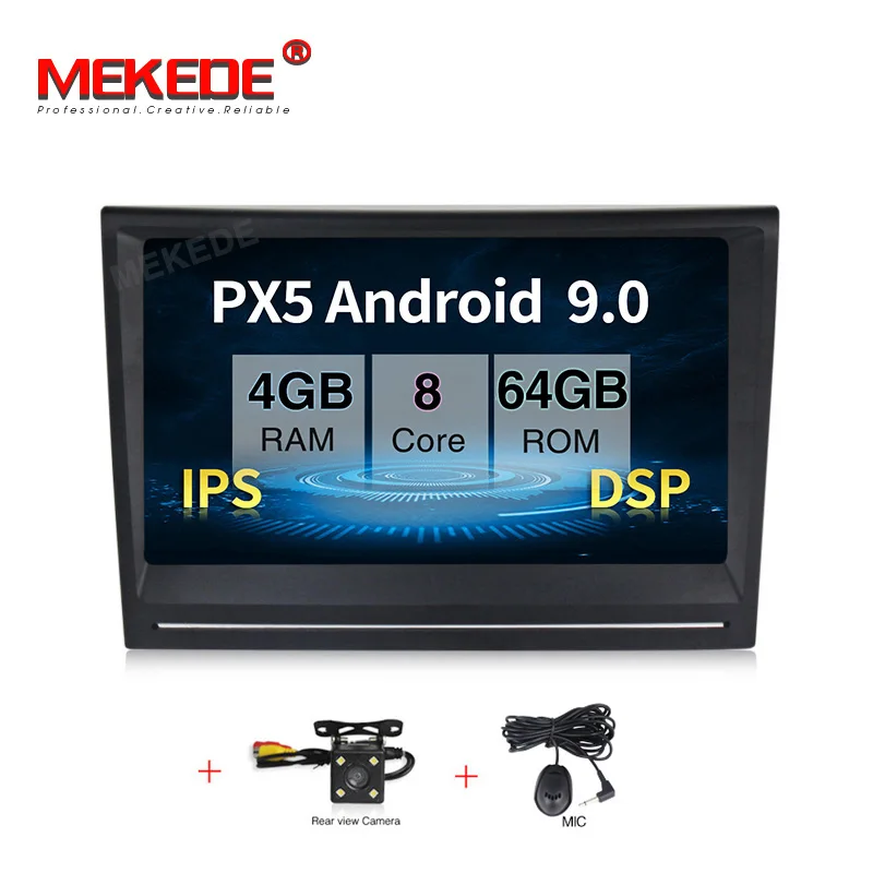 MEKEDE Android 9.0 4+64G IPS DSP 8'' touch screen Car Multimedia for Porsche Cayman 987 911 997 2005-2008 Boxster 987 2005-2012 - Цвет: add camera