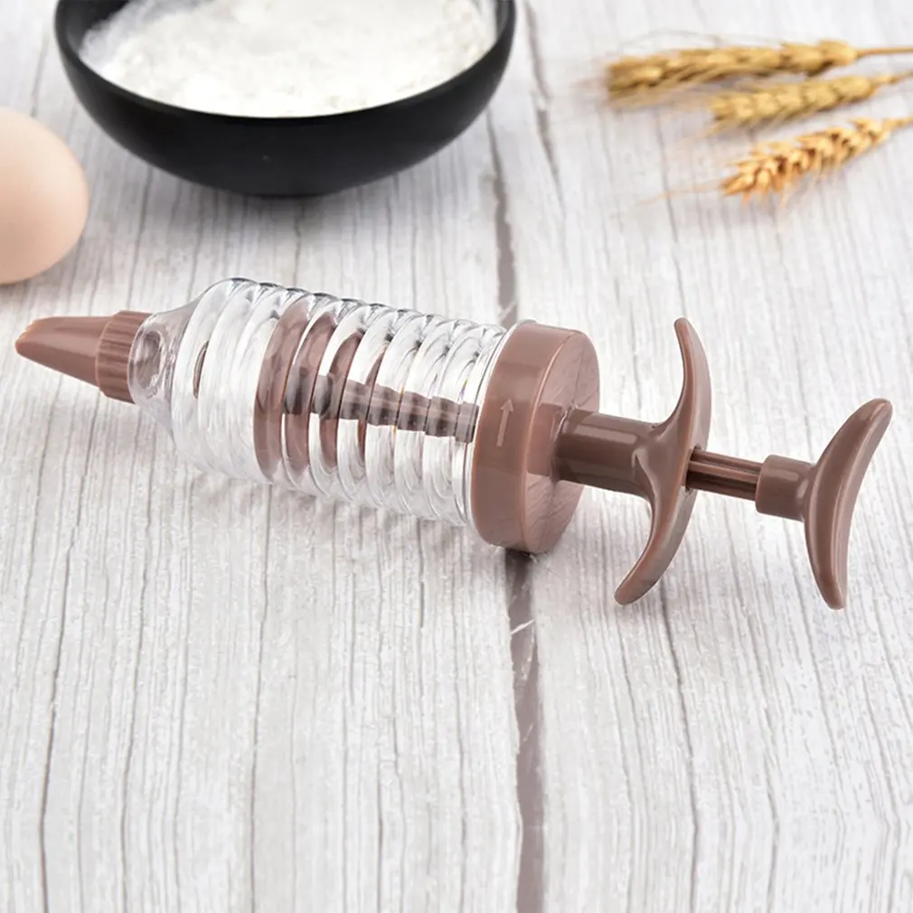 

Cookie Cake Decorative DIY Tools Tips Plastic Cream Tool Pastry Syringe Extruder Kitchen Gadget Pastry Nozzles