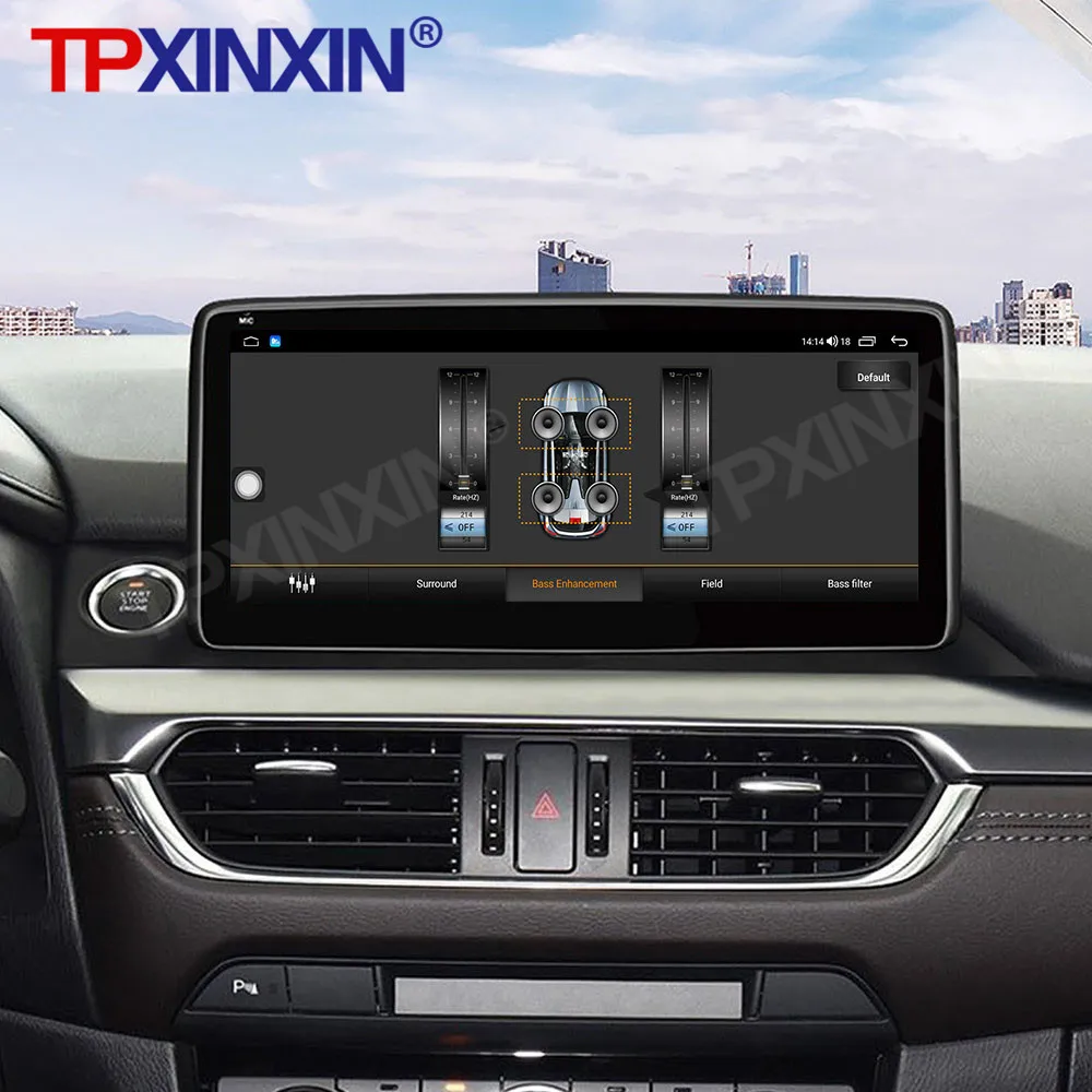 구매 안드로이드 10 6 + 128G ROM 마쓰다 Atez 자동차 라디오 플레이어 멀티미디어 GPS 네비게이션 스테레오 Headunit 무선 Carplay