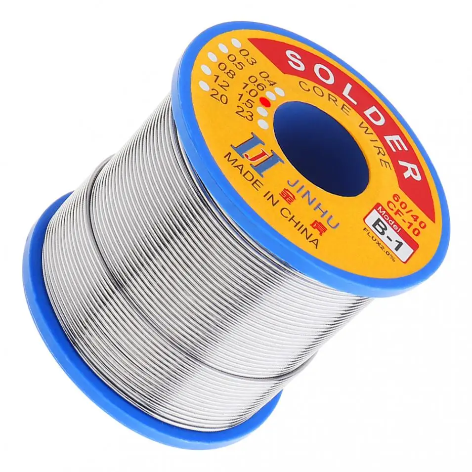 60/40 B-1 500g 1 0 мм неочищенный припой с канифольным ядром 2.0% флюсом и низкой