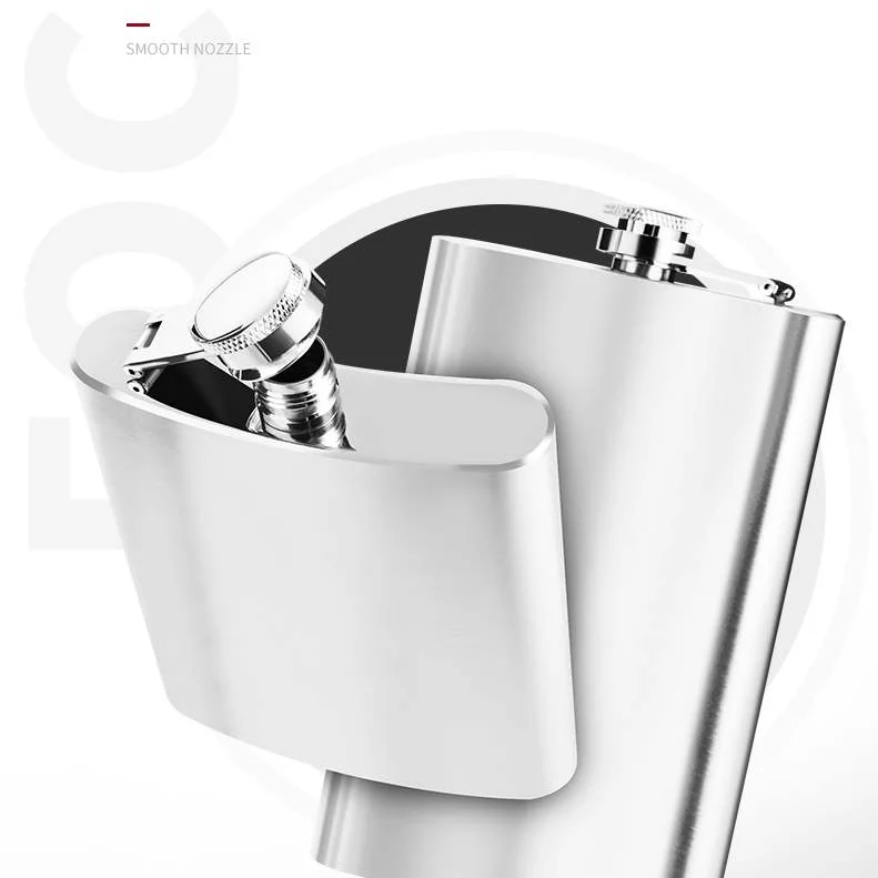 

Stainless Steel Hip Flask Portable Small Practical Thicken Funnel Whiskey Bottle Hip Flask Drinkware Set Fiaschetta Ouedoor DM50