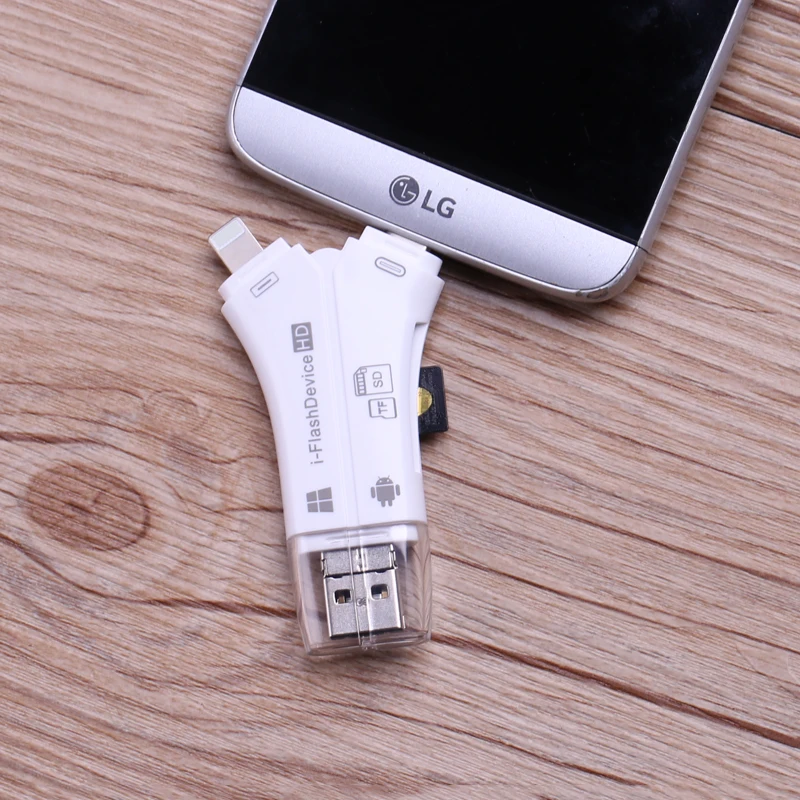 IOS Micro USB SD кардридер OTG адаптер Adaptador Тип C tf памяти для iphone Huawei Samsung MacBook ноутбук ПК |