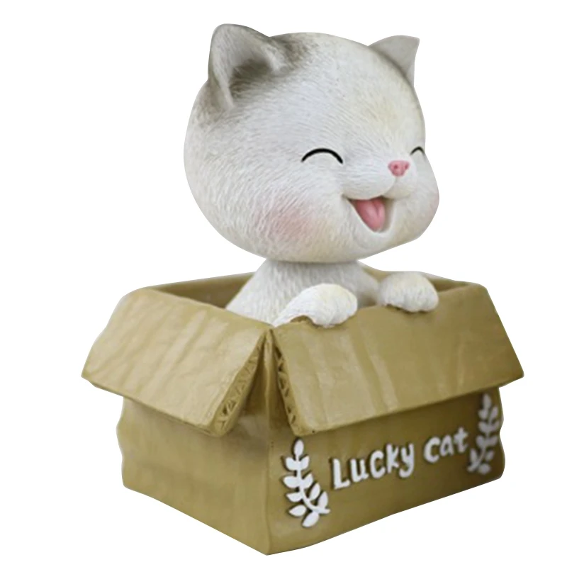 Lucky Cat изделия из смолы для украшения дома милый котенок киска Кэт аксессуары