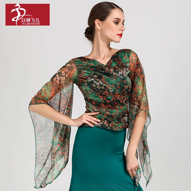 

NEW Latin salsa Cha cha Rumba Ballroom Dance Dress Top GB027
