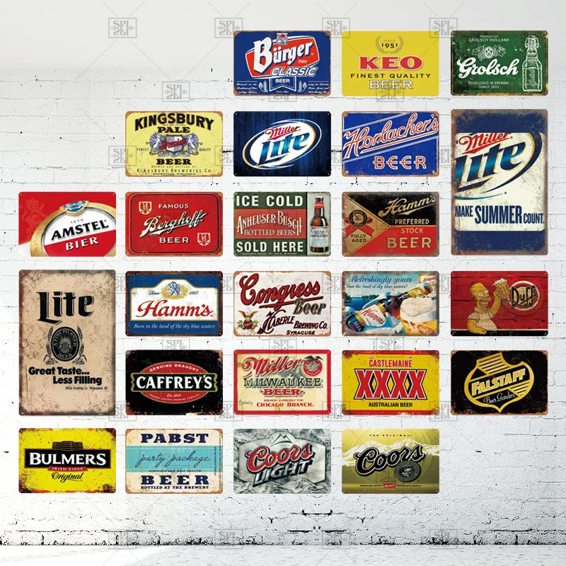 Винтажный металлический знак XXXXX Pabst для пивного бара, табличка в стиле ретро, жестяной знак, металлическая пластина, настенное художественное украшение, декоративная доска для клуба