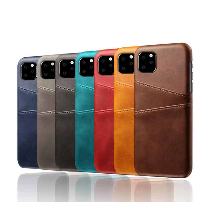Кожаный чехол для iphone 11 5 8 6 1 дюймов роскошная задняя крышка держатель карт