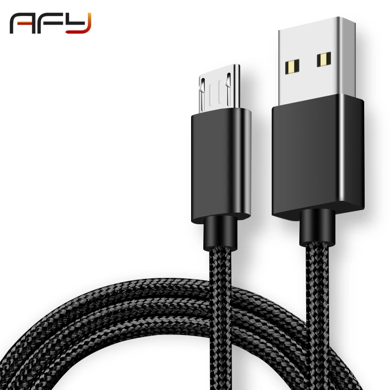 AFY Micro USB кабель 2.4A телефон Быстрая зарядка USB кабель для samsung LG huawei Micro USB зарядное устройство кабель для передачи данных для Xiaomi Redmi Note5
