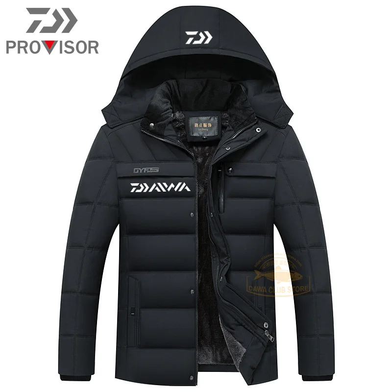 

DAIWA Рыболовная одежда зимняя мужская уличная плюс Флисовая теплая куртка утолщенная горная куртка водонепроницаемая Рыбацкая куртка Diawa