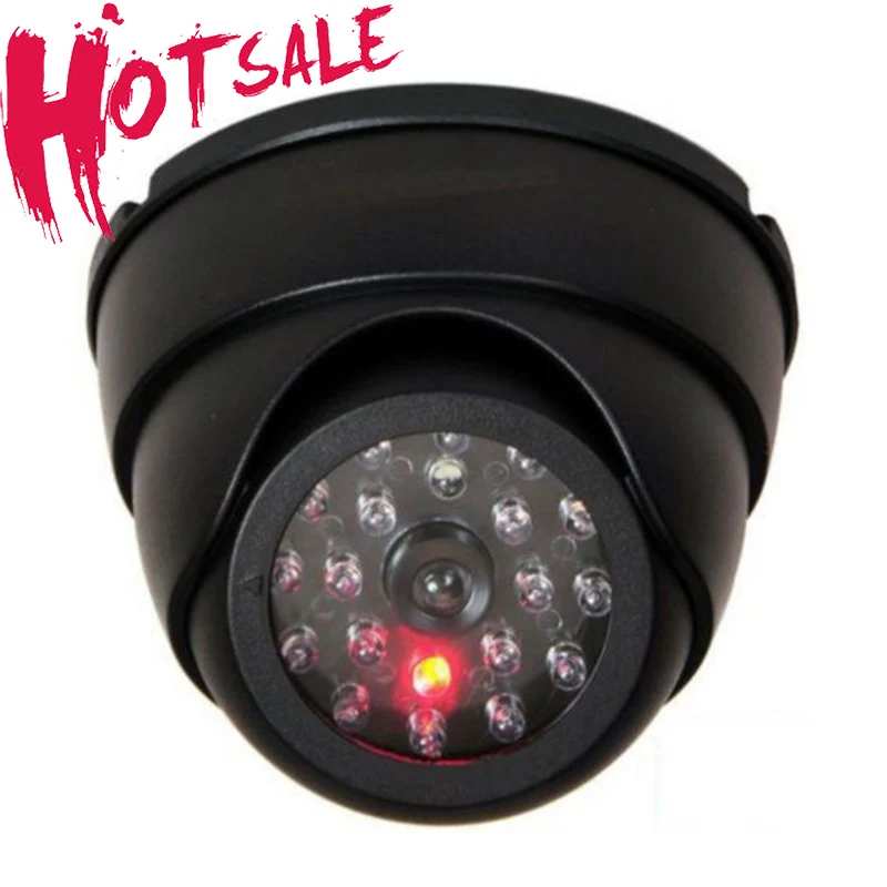 

Светодиодный светильник с имитацией Камера черный Открытый CCTV поддельные Моделирование пустышки Камера домашнего наблюдения безопасност...