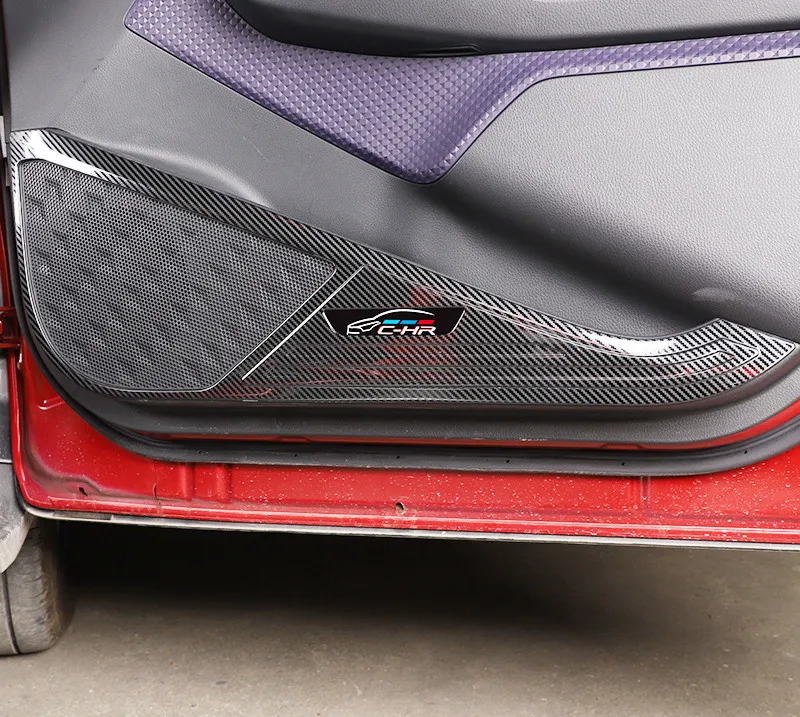 

Защитные боковые края защищенные противоударные дверные коврики внутренняя Противоударная накладка Защитная Наклейка для Toyota CHR C-HR 2016-2019