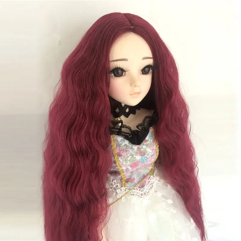 

BJD sd 1/3 1/4 1/6 1/8 cent leaf girl 60 cm male and female doll wig part instant noodle roll doll curl wig doll accessories