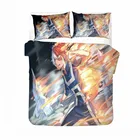 Комплект постельного белья из 23 предметов, накидка в стиле Моя геройская Академия, мягкий пододеяльник с ризматическим анимационным парнем, постельное белье, покрывало, покрывало для кровати