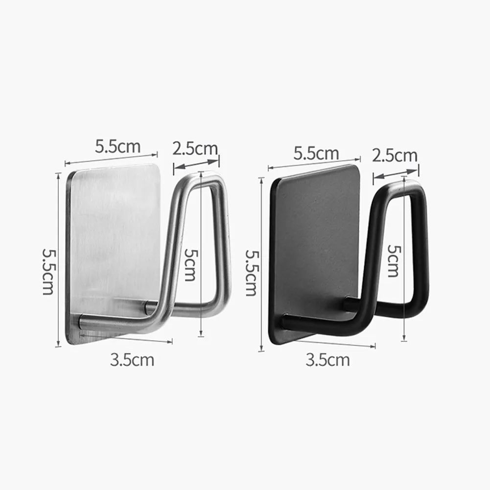 

3PCS 304 Stainless Steel Sponges Holder Kitchen Adhesive Stainless Steel Sponge Holder Waterproof Drain Rack Shelf Kitchen Acce