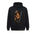 Толстовка Shaman King, толстовка Shaman King Yoh, оранжевая Толстовка с длинным рукавом, пуловер с забавным принтом для мужчин, зимняя спортивная одежда