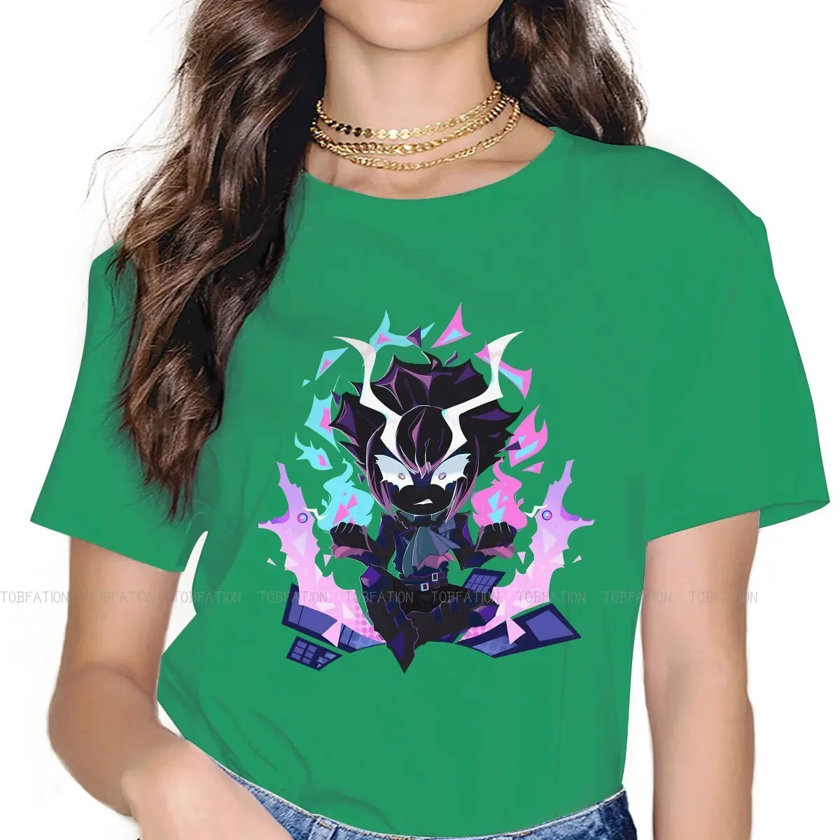 

Kakusei lio Angy Special TShirt for Girl PROMARE Burnish Burning Rescue Animation Hip Hop Graphic T Shirt Short Sleeve Hot Sale
