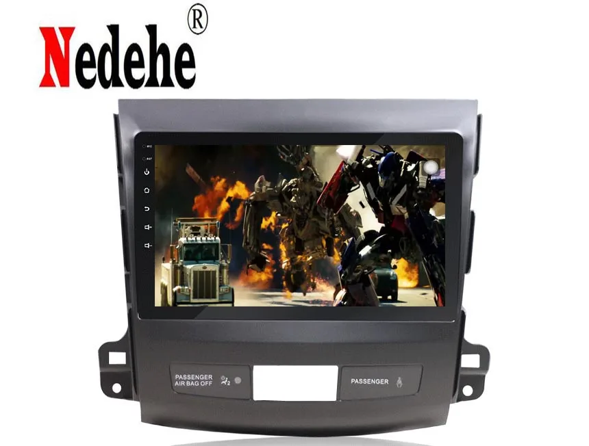 Автомагнитола Nedehe с dvd плеером мультимедийный проигрыватель 9 &quot Android 8 1 для Mitsubishi