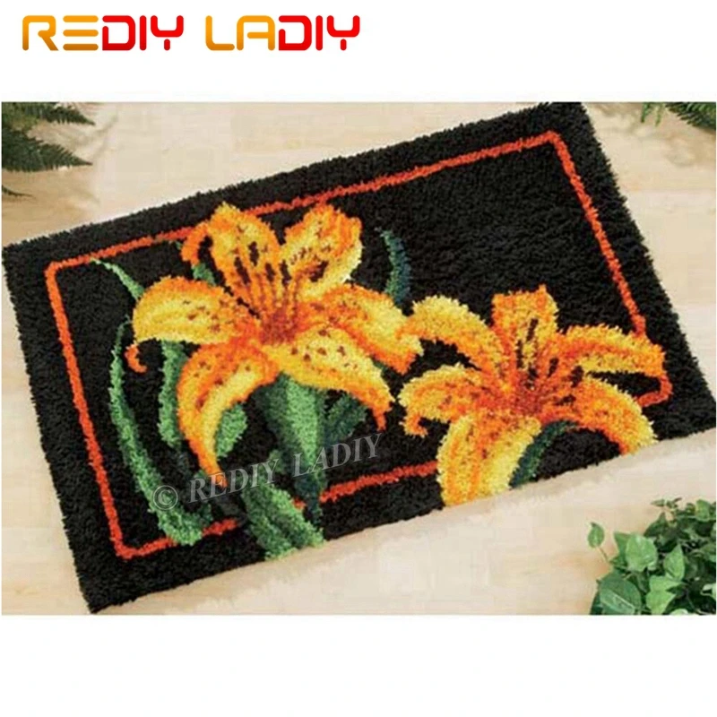 Наборы крючков с защелкой сделай сам гобелены цветами вязаный крючком коврик