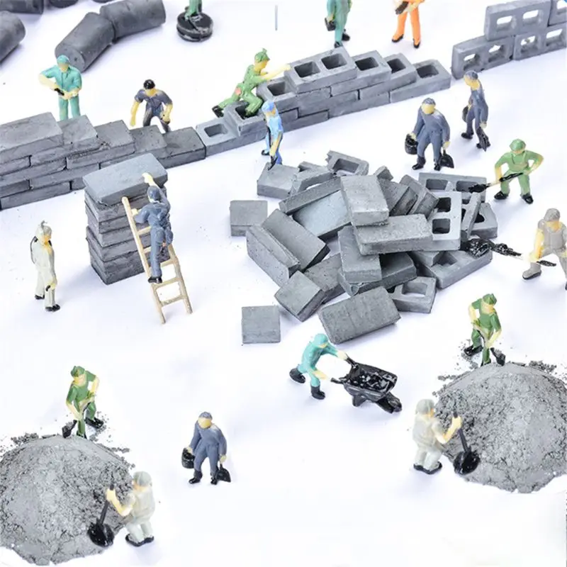 1/16 Miniature Simulation Brick DIY Kit Sand Table Diorama Landscape Scenery | Игрушки и хобби