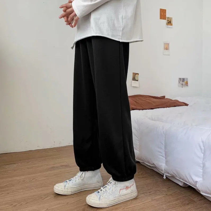 Новинка 2020 Молодежные популярные мужские свободные простые однотонные