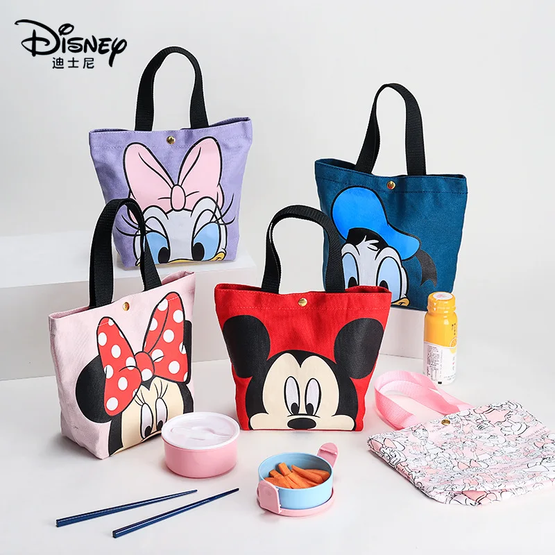Оригинальные ручные сумки Disney популярная сумка для обеда Микки Минни Дональд