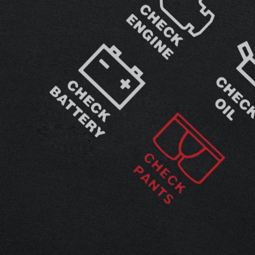 Check Engine Light T Shirts Men T-Shirt New Summer Short Sleeve O-Neck Cotton Men Mechanic Repair Tees Tops image 2