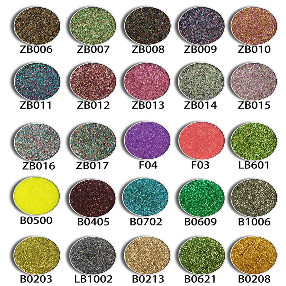 

Eyeshadow Palette Beauty Nude Loose Glitter Shimmer Matte Shadow Cosmetics Round Private Label Optional Color