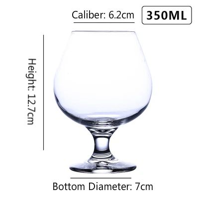 Whisky Cup 350ML Классический тумблер для виски красный винный коктейль бренди пиво водка Маргарет Кубок для шампанского стеклянный бар бытовой высокой емкости посуда для напитков - Цвет: Whisky Cup 350ML