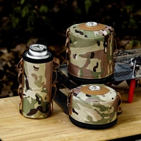 naturehike ultralight gas tank protect cover tissue box outdoor accessories tool camouflage color camp picnic tool three sizes