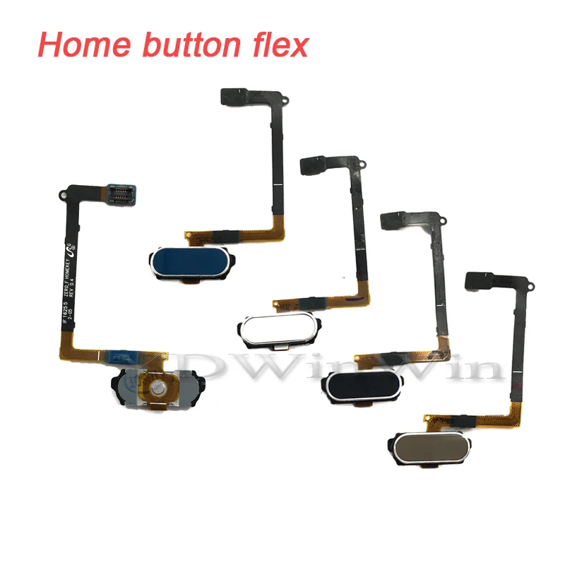 1 шт. Главная Кнопка Датчик отпечатков пальцев гибкий кабель для Samsung Galaxy S6 G920f S7 Edge