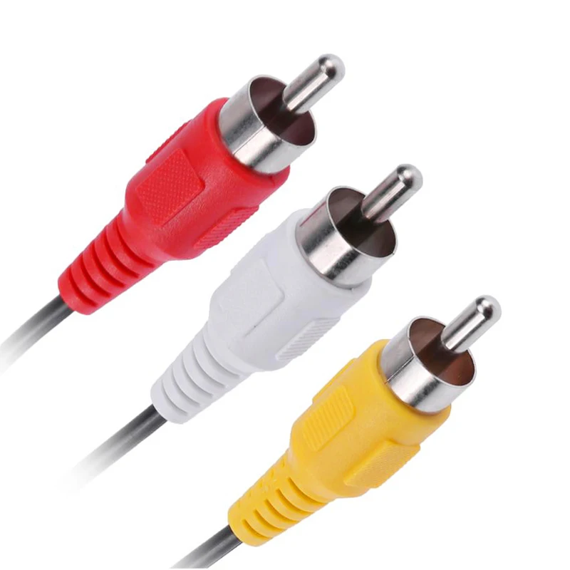 3RCA Jack к 6RCA кабелям папа женскому разъему сплиттер Аудио Видео провод Высокое