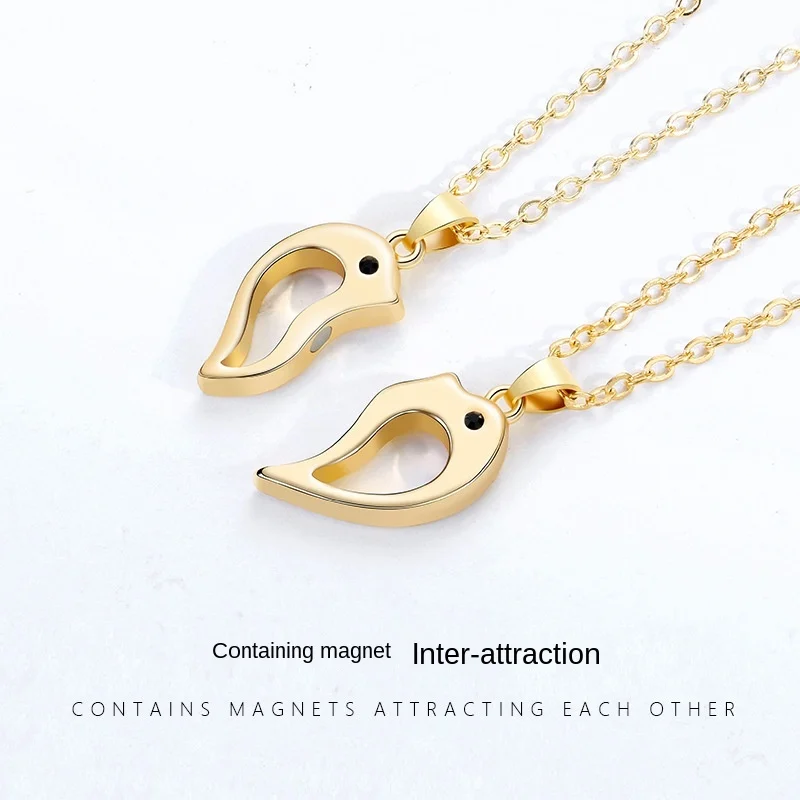 2 шт. цепочка с подвеской в виде сердца