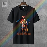 captain morgan beer t shirt brewery ale promo black white tshirt tee size s 2xl discout hot new tshirt