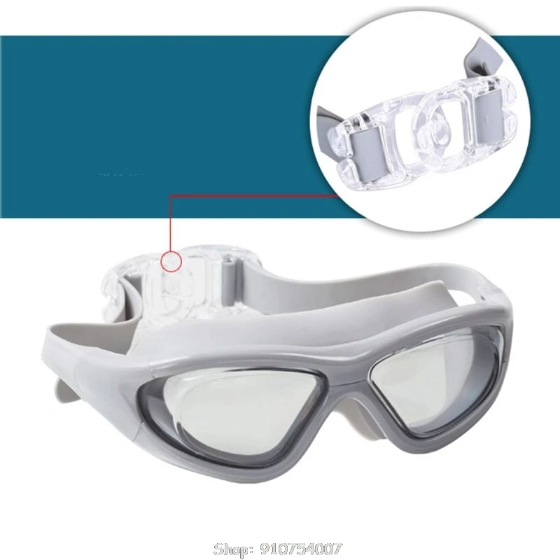 

Flat Light Wide-angle Mirrored Swimming Goggles No Leaking Anti Fog UV Protection Unisex Eyes Protection N09 20 Dropship