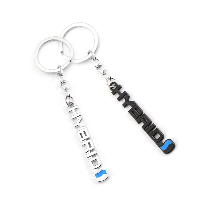 Металлический Автомобильный Брелок-держатель для ключей с гибридным логотипом