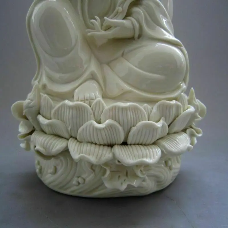 26 5 см */китайский фарфор Dehua kwan-инь Гуаньинь Sest и статуя |