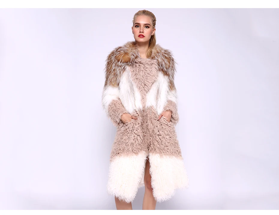 JEPLUDA Fashion женская шуба из натурального меха лиса лама комбинируйте высокое качество роскошный мягкий молодежный меховое пальто женское зимнее натуральный мех пушистый лисий с элементами моды женская куртка зимняя