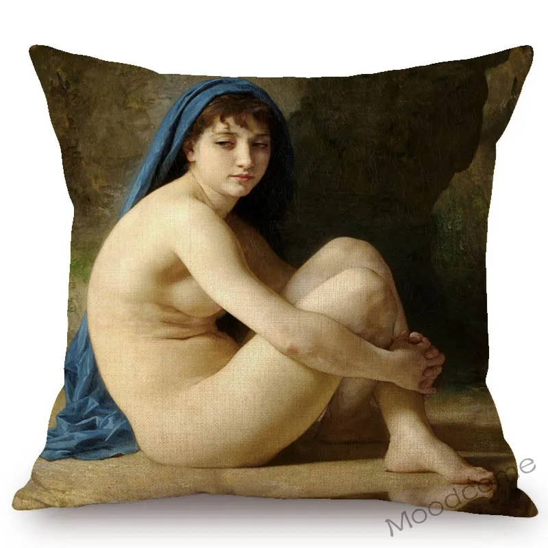 Чехол для подушки французский учебный арт Venus Athena греческие мифы библейская